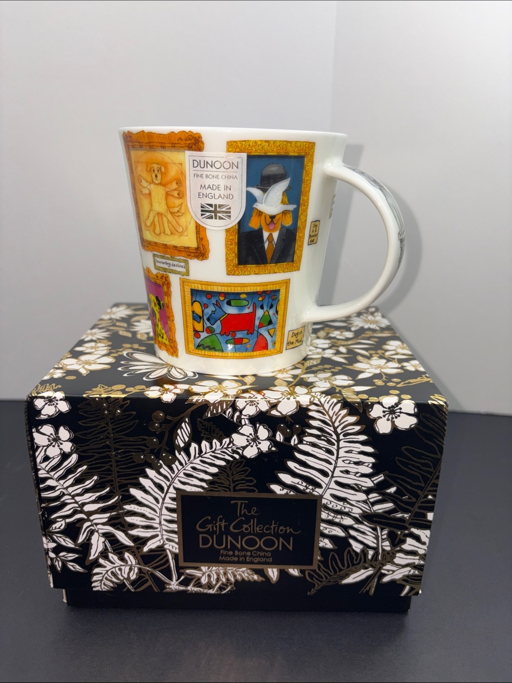 Dunoon Cairngorm Pawtrait Gallery Dog Mug Kate Mawdsley Art England with box